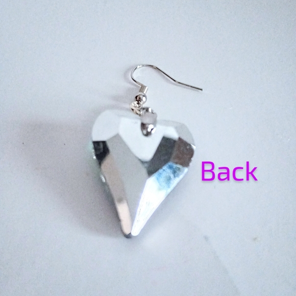 Handcrafted Rainbow Faceted Necklace and Earrings - Picture 6 of 8